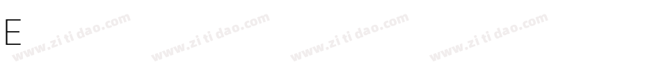 Eric Light字体转换